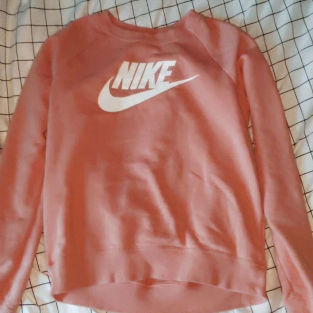 Pink nike crewneck